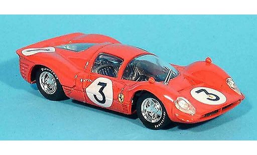 Ferrari 330 P4 1/43 Brumm no.3 l.bandini sieger 1000km monza 1967 modellautos