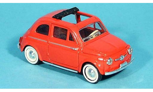 Fiat 500 R 1/43 Solido rot offen 1957 modellautos