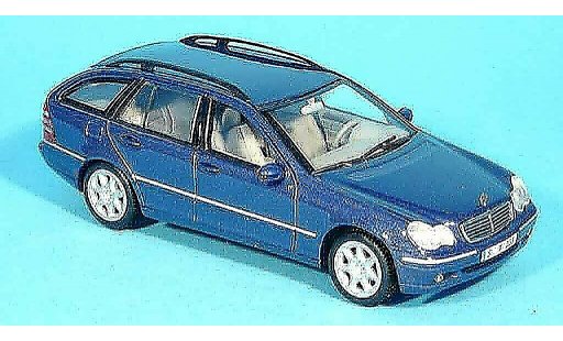 Mercedes Classe C T-Modell 1/43 Minichamps T Modell blau modellautos