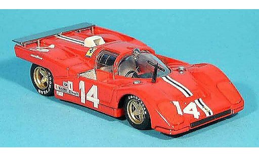Ferrari 512 M 1/43 Brumm posey bucknum watkins glen 1971 modellautos