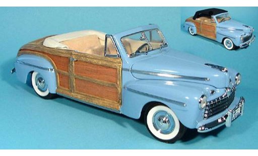 Ford Sportsman Cabriolet 1/18 Yat Ming blau avec stoffdach zum auswechseln 1946 modellautos