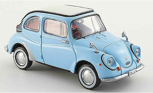 Subaru 360 Base 1/43 Ebbro blau 1963 modellautos