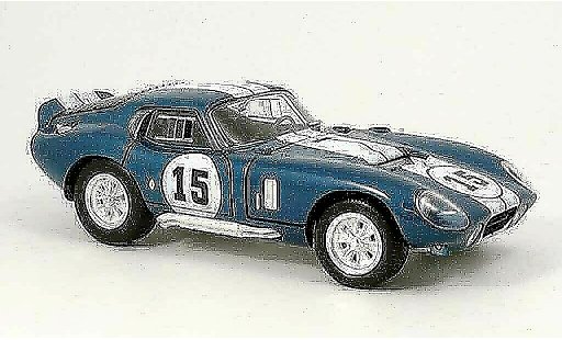Shelby Daytona Coupe Base 1/18 Yat Ming blau 1965 modellautos