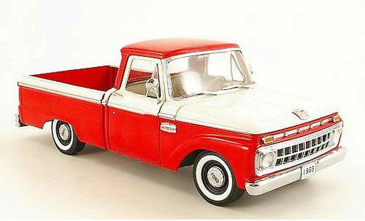 Ford F-100 Pickup 1/18 Sun Star F 100 rot/weiss 1965 modellautos