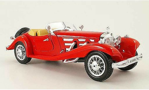 Mercedes 500 Roadster 1/18 Burago rot (1:20) 1936 modellautos