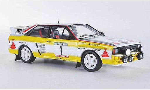 Audi Quattro rallye 1/43 Trofeu No.1Team HB H.Mikkola / A.Hertz de Portugal 1984 modellautos
