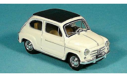 Fiat 600 D 1/43 Brumm geschlossen creme 1960 modellautos