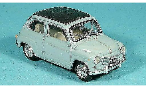 Fiat 600 D 1/43 Brumm geschlossen blau 1960 modellautos