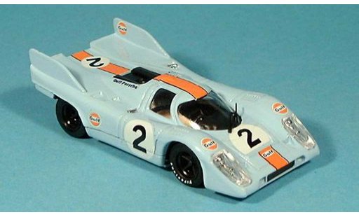 Porsche 917 1971 1/43 Brumm No.2 Scuderia JWA-Gulf 1000 km Monza Rodriges/Oliver modellautos