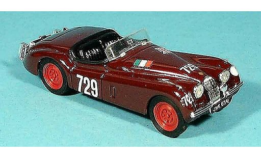 Jaguar XK 120 1/43 Brumm mille miglia 1950 modellautos