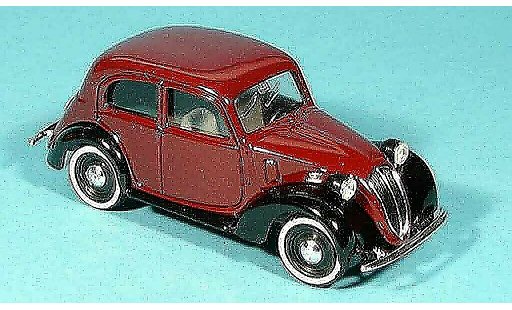 Fiat 1100 508C 1/43 Brumm ( .) Bicolore weinrot schwarz modellautos