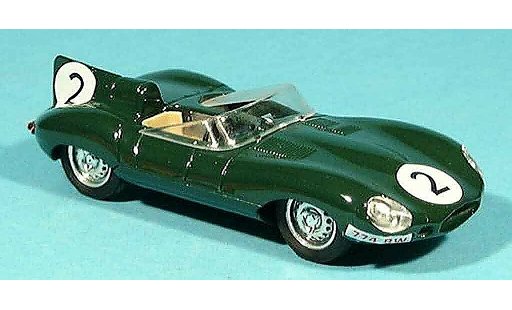 Jaguar D-Type 1956 1/43 Brumm le mans no. 2 paul frere modellautos