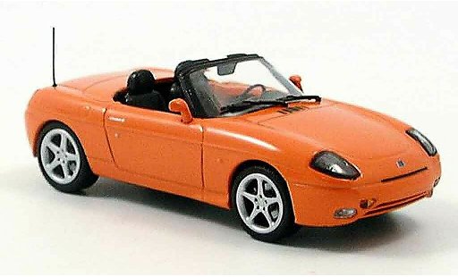 Fiat Barchetta Roadster 1/43 Minichamps orange modellautos