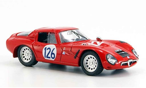 Alfa Romeo Giulia TZ2 1/43 Best no.126 pinto todaro targa florio 1966 modellautos