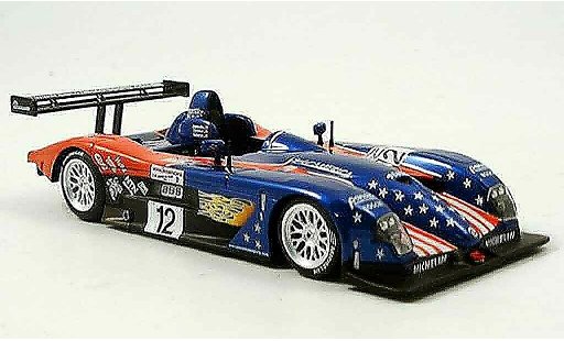 Panoz LMP01 Le Mans 1/43 IXO No 12 Jeannette Donohue Auberlen Le Mans 2002 modellautos