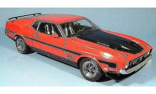 Ford Mustang Mach 1 1/18 Autoart i fastback rot modellautos