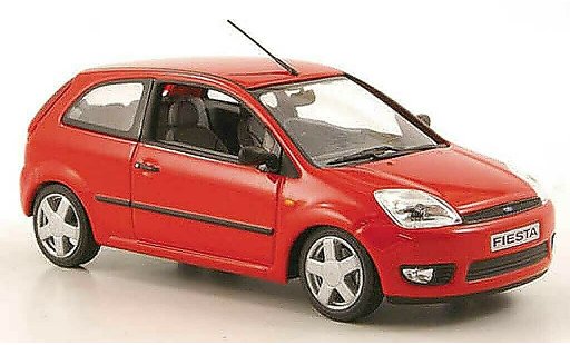 Ford Fiesta MKIV 1/43 Minichamps rot 3-portes modellautos
