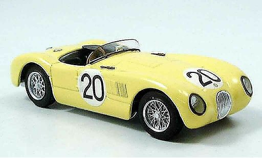 Jaguar C-Type Course 1/43 Brumm no.20 laurent tornaco neunter le mans 1953 modellautos