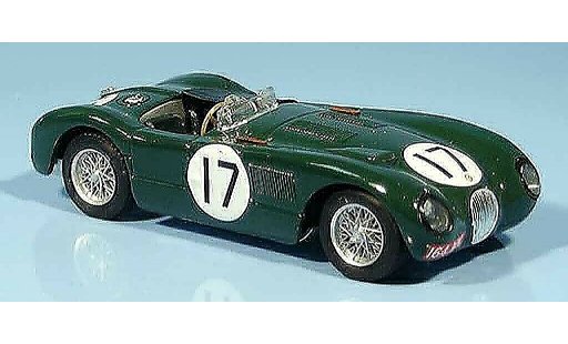 Jaguar C-Type Course 1/43 Brumm no.17 walker moss zweiter le mans 1953 modellautos
