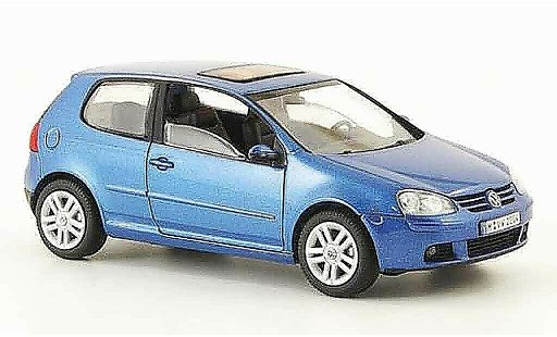 Volkswagen Golf Base 1/43 Schuco blau 3 portes 2003 modellautos