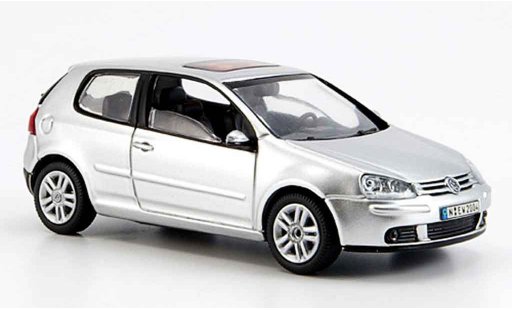 Volkswagen Golf Base 1/43 Schuco grau metallisee 2003 modellautos