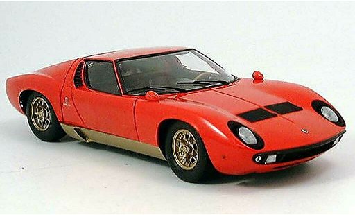 Lamborghini Miura P400 1/18 Kyosho rot 1974 modellautos