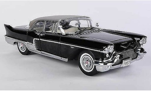 Cadillac Brougham Sedan 1/18 Sun Star schwarz 1957 modellautos