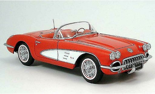Chevrolet Corvette Convertible 1/18 Autoart C1 rot 1959 modellautos