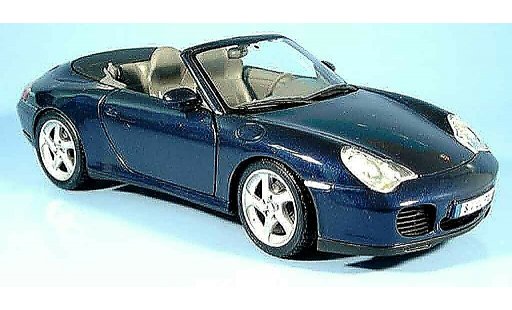 Porsche 911 4S 1/18 Maisto Cabrio blau 2003 modellautos
