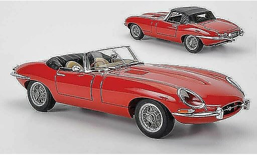 Jaguar E-Type Roadster 1/18 Autoart Series I 3.8 rot modellautos