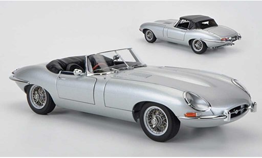 Jaguar E-Type Roadster 1/18 Autoart Series I 3.8 grau modellautos