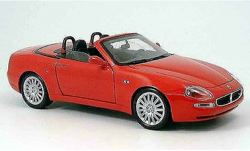Maserati GT Spyder Base 1/18 Burago rot 2003 modellautos