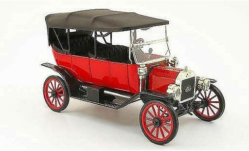 Ford Model T Touring 1/18 Eagle rot/schwarz 1913 modellautos