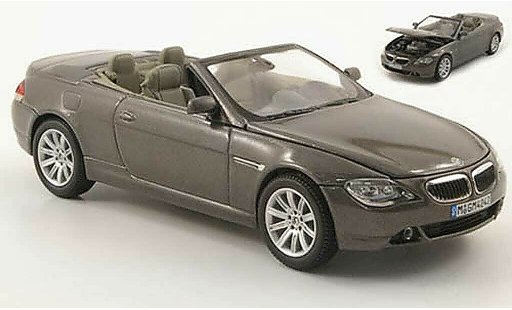 Bmw 630 E64 1/43 Kyosho Cabrio gr&Atilde;&frac14;n-grau 2004 modellautos