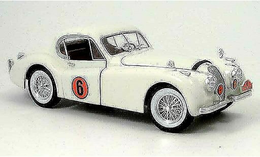 Jaguar XK 120 1/18 Signature racing weiss 1949 modellautos