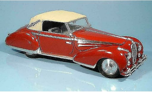 Delahaye 135 Cabriolet 1/18 Signature M rot 1947 modellautos