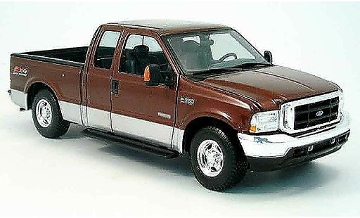 Ford F-350 Pickup 1/18 Maisto rot/grau 2004 modellautos