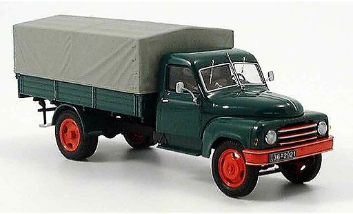 Hanomag L28 Pritsche 1/43 Schuco 25t gr&Atilde;&frac14;n modellautos