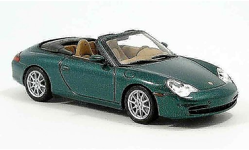 Porsche 911 Cabriolet 1/43 Minichamps Cabrio gr&Atilde;&frac14;n 2001 modellautos