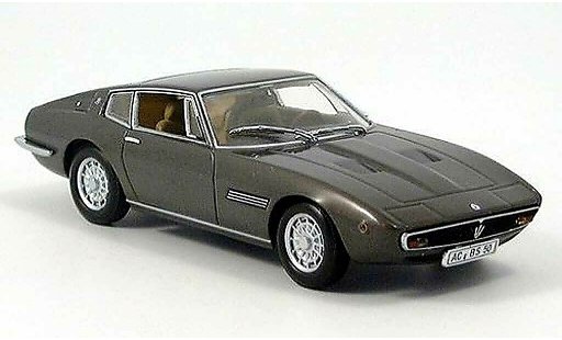 Maserati Ghibli coupe 1/43 Minichamps braun 1972 modellautos