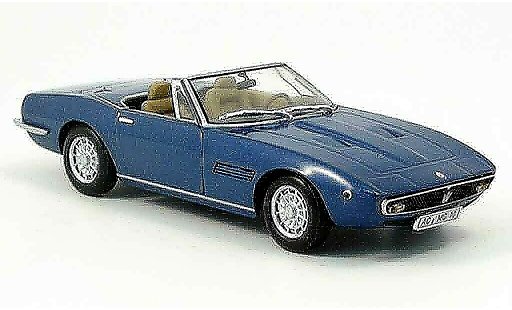 Maserati Ghibli spyder 1/43 Minichamps blau 1969 modellautos