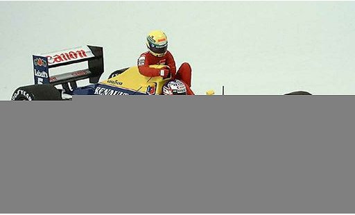Renault F1 1991 1/18 Minichamps williams fw 14 mansell-senna gp gb modellautos