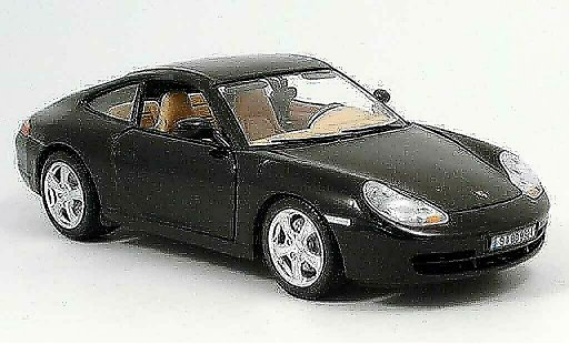 Porsche 911 Carrera 1/18 Burago 4 schwarz modellautos