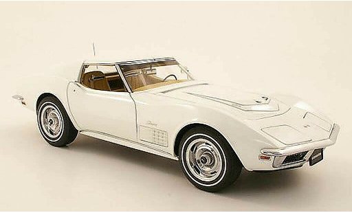 Chevrolet Corvette Coupe 1/18 Autoart C3 weiss 1970 modellautos