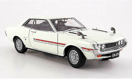 Toyota Celica 1600 GT 1/18 Autoart (ta 22) weiss 1970 modellautos