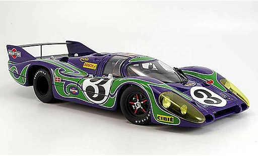 Porsche 917 1970 1/18 Autoart l no.3 hippie zweiter platz le mans modellautos