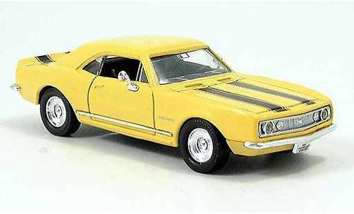 Chevrolet Camaro Z28 1/43 Yat Ming gelb/schwarz 1967 modellautos