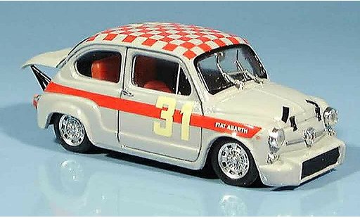 Fiat 600 Abarth 1/43 Brumm 1000 No.31 Cella Monza 1966 modellautos
