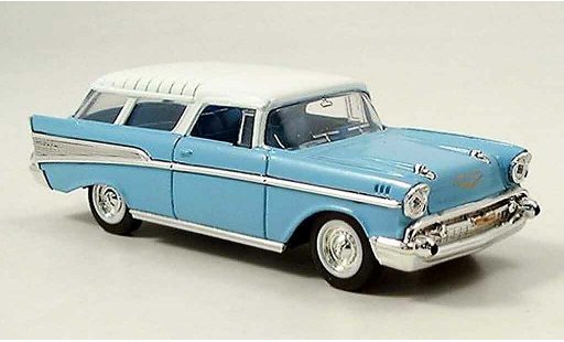 Chevrolet Nomad Station Wagon 1/43 Yat Ming blau 1957 modellautos