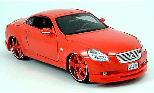 Lexus SC 430 1/18 Maisto tuning car rot modellautos